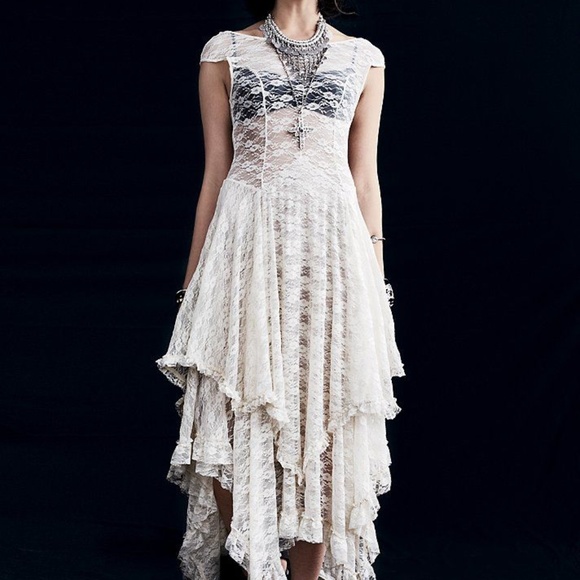 free people lace courtship dress French Courtship Maxi Lace Slip Skirt